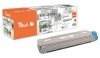 Peach tonercartridge zwart, compatibel met  OKI 44844508