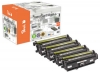 Peach combipakket, compatibel met  HP No. 508A, CF360A, CF361A, CF362A, CF363A