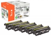 Peach combipakket Plus compatibel met  HP No. 508X, CF360X*2, CF361X, CF362X, CF363X