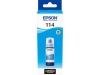 Originale bouteille d'encre originale cyan  Epson No. 114 c, C13T07B240