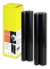 2 Peach Thermal Transfer Rollen compatibel met  Sharp FO-3CR, UX-3CR