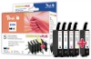 Pack combinado Plus de Peach compatible con  Epson T0556, T0551, C13T05564010, C13T05514010