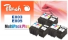 Peach Spar Pack Plus Tintenpatronen kompatibel zu  Epson No. T005, No. T003, C13T00501110, C13T00301110