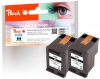 Peach Doppelpack Druckköpfe schwarz kompatibel zu  HP No. 304 BK*2, N9K06AE*2