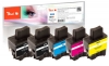 Peach Multi Pack Plus, compatible with  Brother LC-900VAL