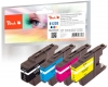 Peach Multi Pack with chip, compatible with  Brother LC-1220