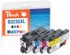 Peach multi paketas su mikroschema, suderinamas su  Brother LC-3235XLVALP