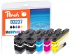 Multipack Plus Peach compatible avec  Brother LC-3237