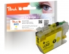 Cartouche d'encre Peach jaune, compatible avec  Brother LC-422Y