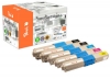 112229 - Pack combinado Plus de Peach compatible con 46508716*2, 46508715, 46508714, 46508713 OKI