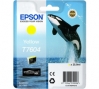 211618 - Cartucho de tinta original amarillo T7604Y, C13T76044010 Epson