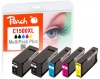 319386 - Combi Pack Plus de Peach con chip, compatible con PGI-1500XL, 9182B004 Canon