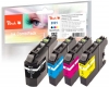 319688 - Peach Multi Pack with chip, compatible with LC-121VALBP Brother