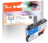 320998 - Cartucho de tinta de Peach cian compatible con LC-3235XLC Brother