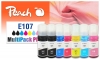 322074 - Pack combinado Plus de Peach compatible con No. 107, T09B1*2, T09B2, T09B3, T09B4, T09B5, T09B6 Epson